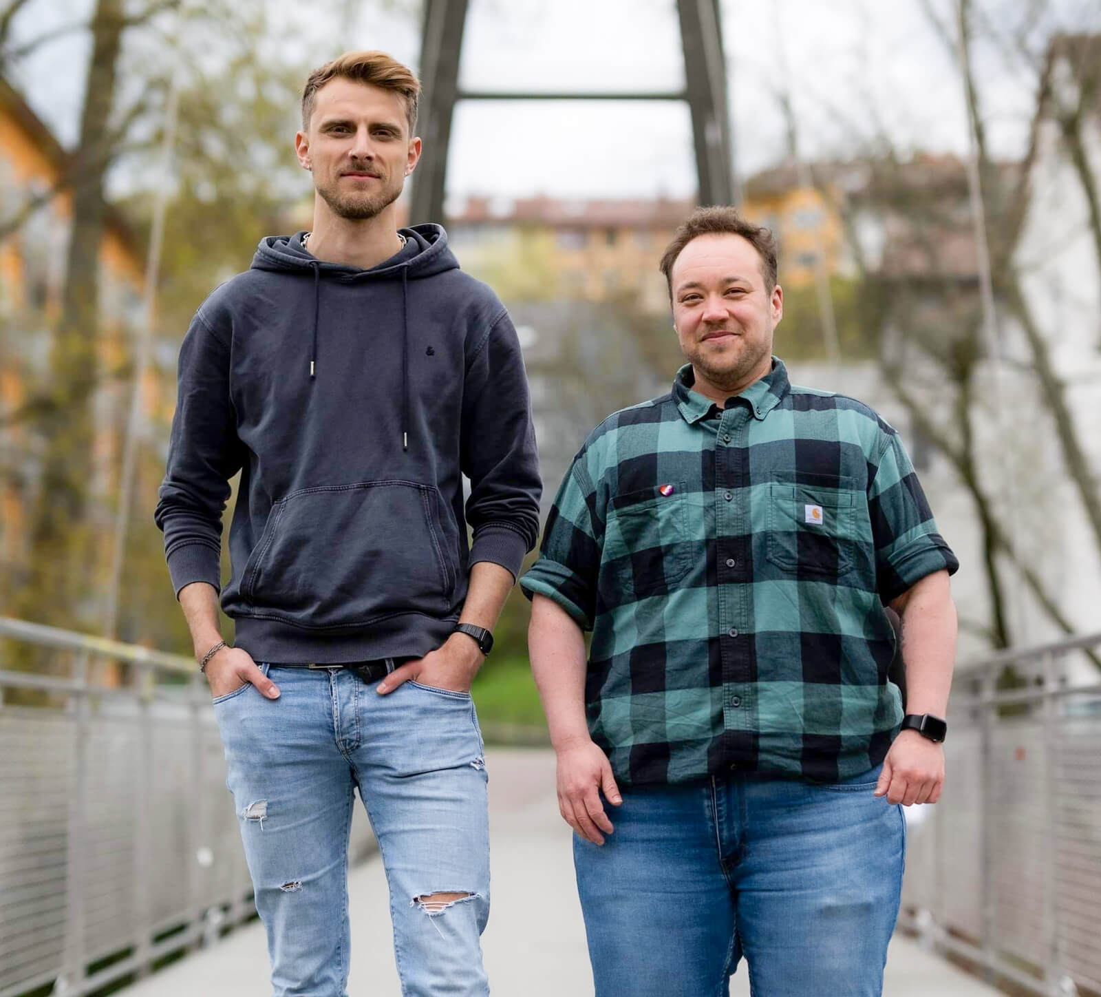 SPOTLIGHT Pforzheim - Dieses Foto zeigt die Berater für männliche* Sexarbeitende von "Strong, Safe & Healthy". SPOTLIGHT Pforzheim - Dieses Foto zeigt die Berater für männliche* Sexarbeitende von "Strong, Safe & Healthy".