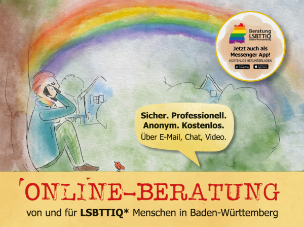 SPOTLIGHT Pforzheim - Dies ist eine Grafik zum Thema Online-Beratung für LGBTIQ SPOTLIGHT Pforzheim - Dies ist eine Grafik zum Thema Online-Beratung für LGBTIQ.